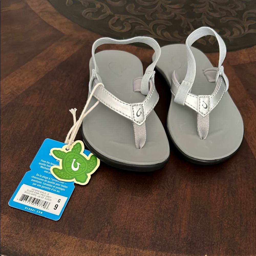 Kids Silver Sandals